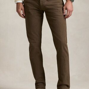 NWT Polo Ralph Lauren Sullivan Slim Low Stretch Jeans Size 32x34 Chestnut brown